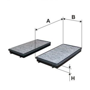 Filtru aer habitaclu FILTRON K 1165A-2x – BMW | AutoRival