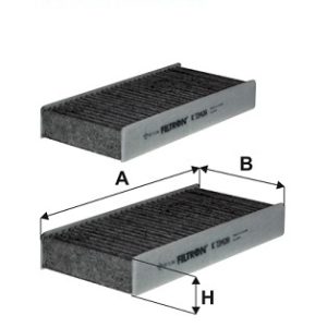 Filtru aer habitaclu FILTRON K 1342A-2x – BMW | AutoRival
