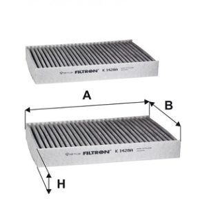 Filtru aer habitaclu FILTRON K 1428A-2x – BMW | AutoRival