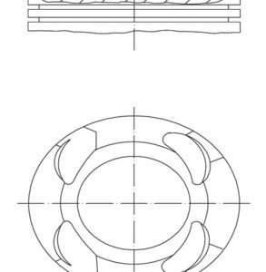 Piston MAHLE ORIGINAL 081 PI 00125 000 – BMW | AutoRival
