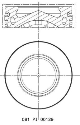 Piston MAHLE ORIGINAL 081 PI 00129 002 – BMW | AutoRival
