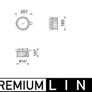 Ventilator habitaclu MAHLE ORIGINAL AB 436 000P – BMW | AutoRival