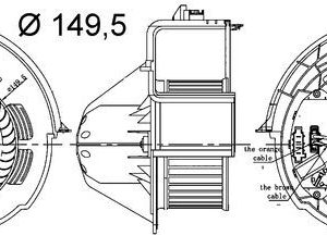 Ventilator habitaclu MAHLE ORIGINAL AB 83 000S – BMW | AutoRival