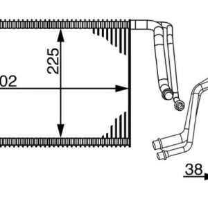 Evaporator aer conditionat MAHLE ORIGINAL AE 143 000S – BMW | AutoRival