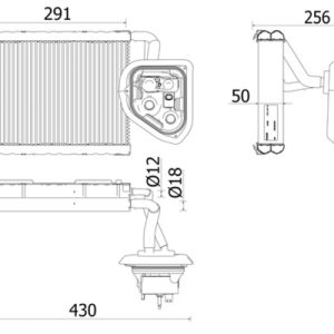 Evaporator aer conditionat MAHLE ORIGINAL AE 159 000P – BMW | AutoRival