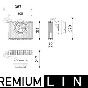 Evaporator aer conditionat MAHLE ORIGINAL AE 262 000P – BMW | AutoRival
