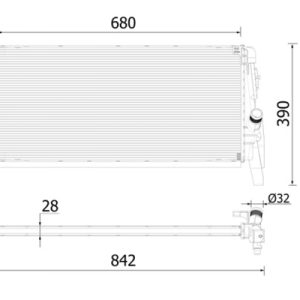 Radiator racire motor MAHLE ORIGINAL CR 2311 000P – BMW | AutoRival