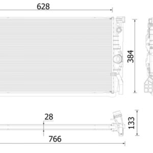 Radiator racire motor MAHLE ORIGINAL CR 2324 000P – BMW | AutoRival