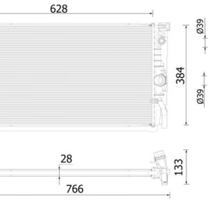 Radiator racire motor MAHLE ORIGINAL CR 2325 000P – BMW | AutoRival