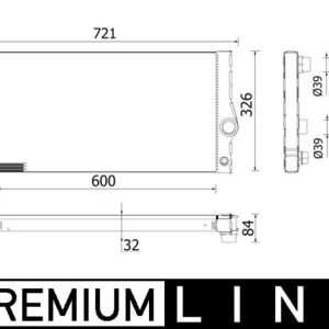 Radiator racire motor MAHLE ORIGINAL CR 956 000P – BMW | AutoRival