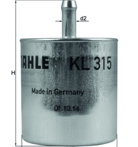 Filtru combustibil MAHLE ORIGINAL KL 315 – BMW | AutoRival
