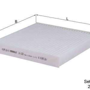 Filtru aer habitaclu MAHLE ORIGINAL LA 630/S – BMW | AutoRival