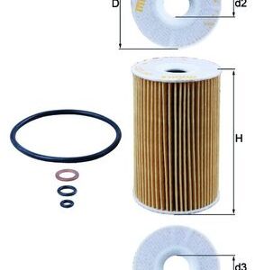 Filtru ulei MAHLE ORIGINAL OX 127/1D – BMW | AutoRival