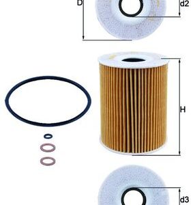 Filtru ulei MAHLE ORIGINAL OX 254D3 – BMW | AutoRival