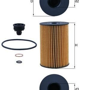 Filtru ulei MAHLE ORIGINAL OX 353/7D – BMW | AutoRival