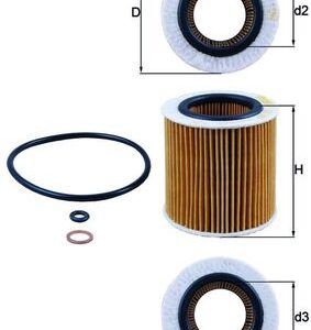 Filtru ulei MAHLE ORIGINAL OX 387D – BMW | AutoRival