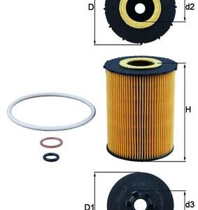 Filtru ulei MAHLE ORIGINAL OX 636D – BMW | AutoRival