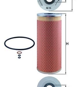 Filtru ulei MAHLE ORIGINAL OX 72D – BMW | AutoRival