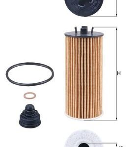Filtru ulei MAHLE ORIGINAL OX 815/1D – BMW | AutoRival