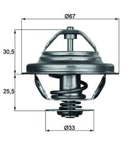 Termostat lichid racire MAHLE ORIGINAL TX 27 71D – BMW | AutoRival