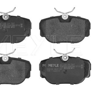 Set placute frana MEYLE 025 211 7317