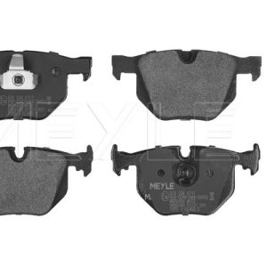 Set placute frana MEYLE 025 234 4717
