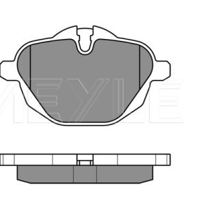 Set placute frana MEYLE 025 245 6118