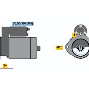 Electromotor BOSCH 0 986 019 980 – BMW | AutoRival