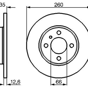 Disc frana BOSCH 0 986 478 029 – BMW | AutoRival