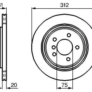 Disc frana BOSCH 0 986 478 763 – BMW | AutoRival