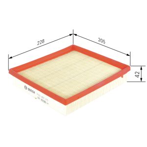 Filtru aer BOSCH F 026 400 375 – BMW | AutoRival