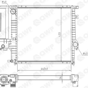 Radiator racire motor QWP WRA157 – BMW | AutoRival