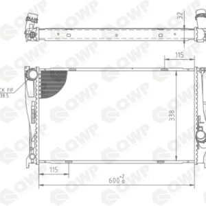 Radiator racire motor QWP WRA197 – BMW | AutoRival