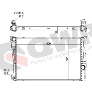 Radiator racire motor QWP WRA393 – BMW | AutoRival