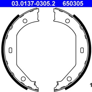 Set saboti frana frana de mana ATE 03.0137-0305.2