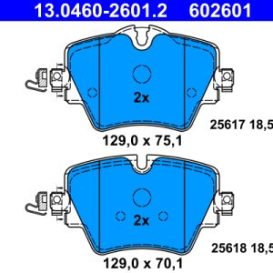 Set placute frana ATE 13.0460-2601.2