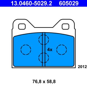 Set placute frana ATE 13.0460-5029.2