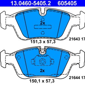 Set placute frana ATE 13.0460-5405.2