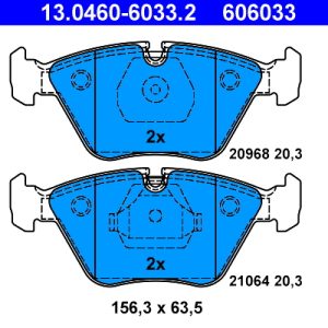 Set placute frana ATE 13.0460-6033.2