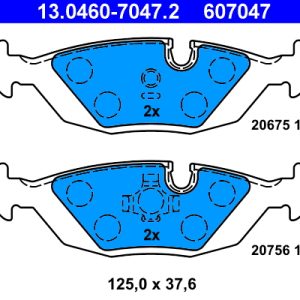 Set placute frana ATE 13.0460-7047.2