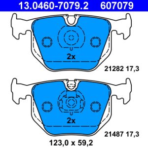 Set placute frana ATE 13.0460-7079.2
