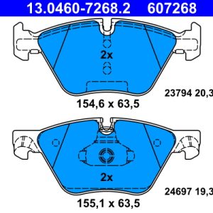 Set placute frana ATE 13.0460-7268.2