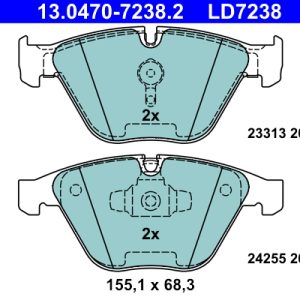 Set placute frana ATE 13.0470-7238.2