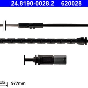 Senzor de avertizare uzura placute de frana ATE 24.8190-0028.2