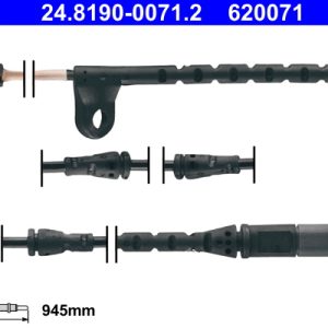 Senzor de avertizare uzura placute de frana ATE 24.8190-0071.2
