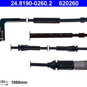 Senzor de avertizare uzura placute de frana ATE 24.8190-0260.2