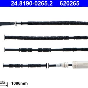 Senzor de avertizare uzura placute de frana ATE 24.8190-0265.2