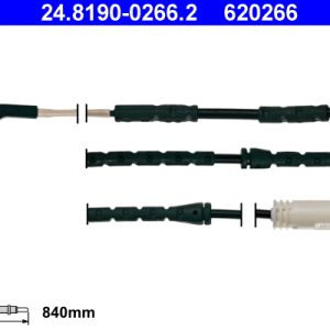 Senzor de avertizare uzura placute de frana ATE 24.8190-0266.2