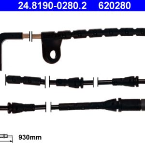 Senzor de avertizare uzura placute de frana ATE 24.8190-0280.2