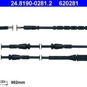 Senzor de avertizare uzura placute de frana ATE 24.8190-0281.2